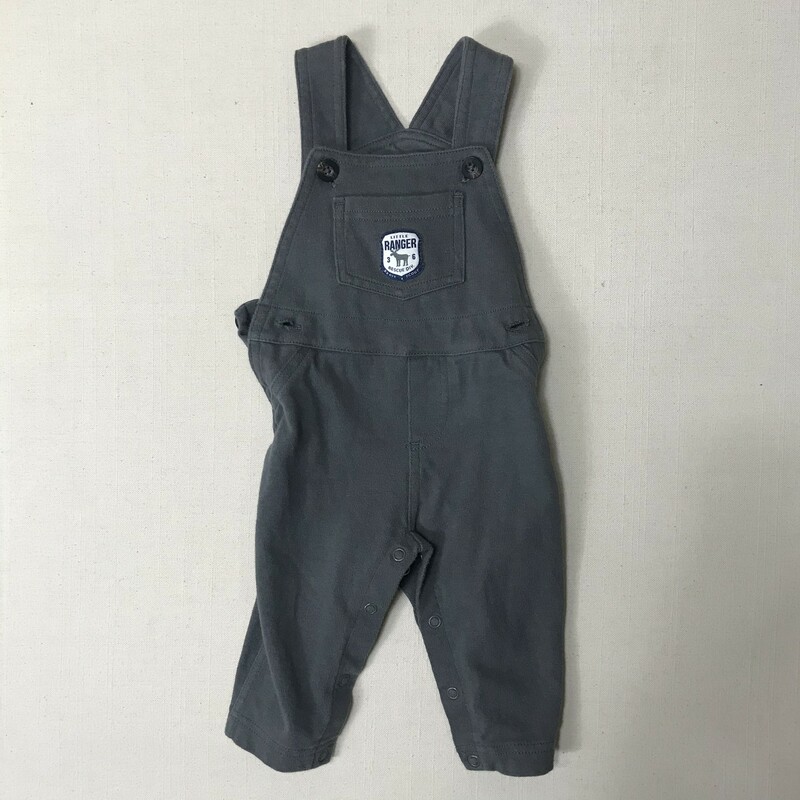Carters Overalls, Grey, Size: 6M