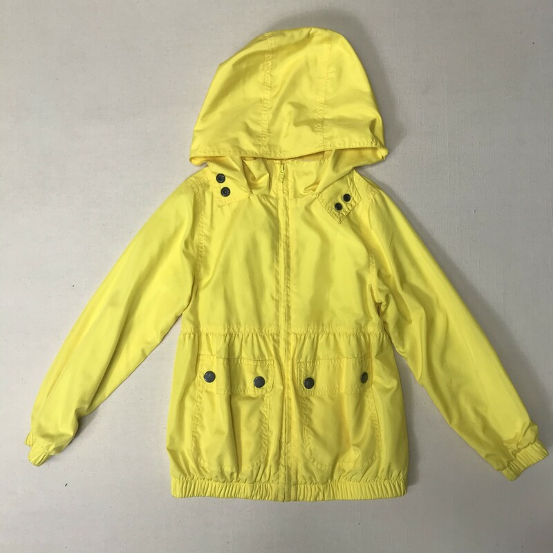 Gap Windbuster Jacket, Yellow, Size: 6-7Y