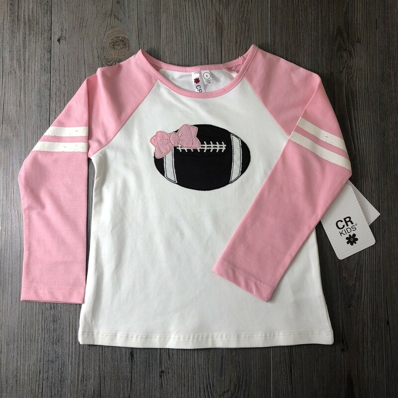 Football Top 4666, Pink, Size: 4Y