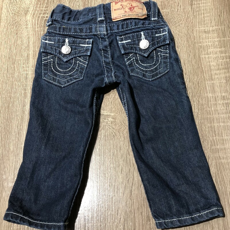 True Religion Jeans, Blue, Size: 6-12M
ADJUSTABLE WAIST