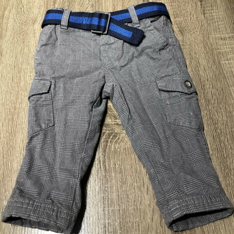 H&M Lined Pants, Grey, Size: 4-6M
Adjustable waist