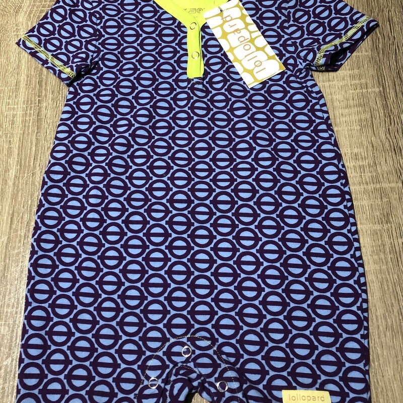Lollopard Onesie, Purple, Size: 18-24M
New with tag