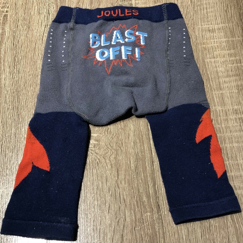 Joules Footless Tights, Blue/GreyRed, Size: 6-12M
Blastoff on Rear