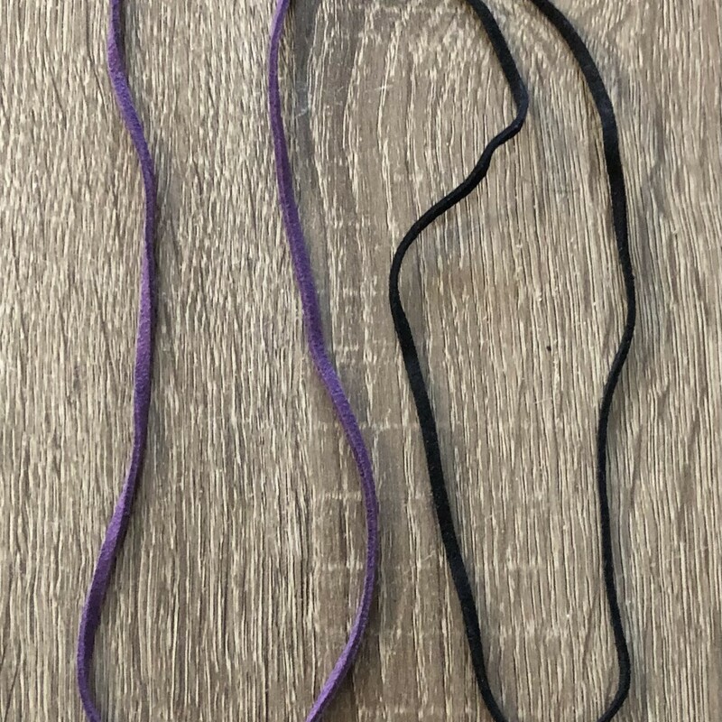 Necklace, Purple/b, Size: 2pcs
