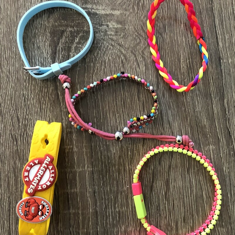 Bracelets, Multi, Size: 5pcs