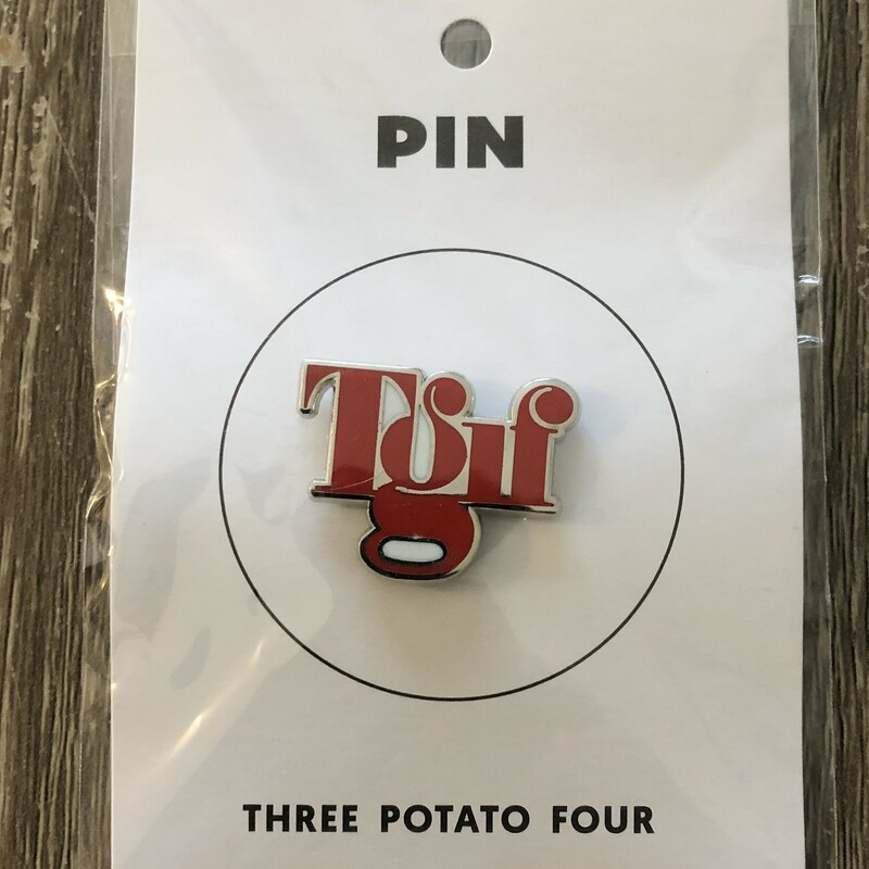 Tgif Pin, Red, Size: New