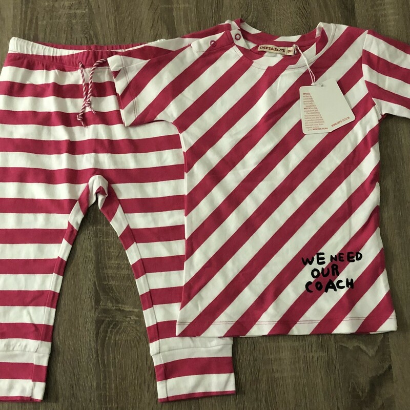 Imps & Elfs 2pcs Set, Striped, Size: 3Y
New with tag
