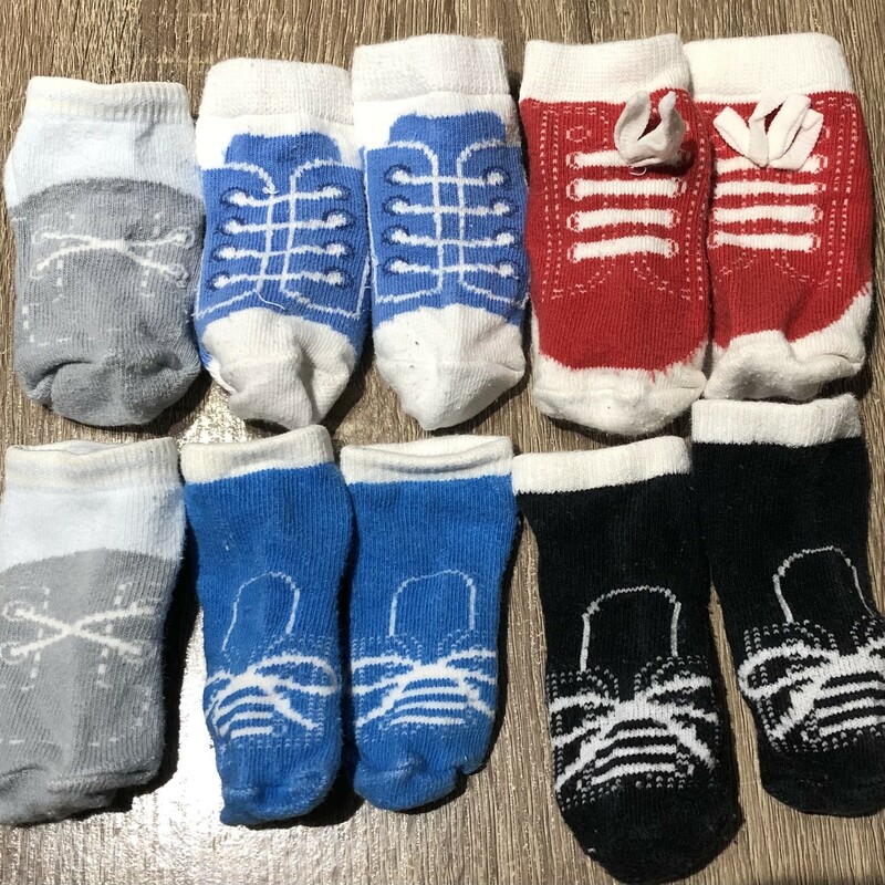 Baby Socks, Multi, Size: Newborn
5pcs