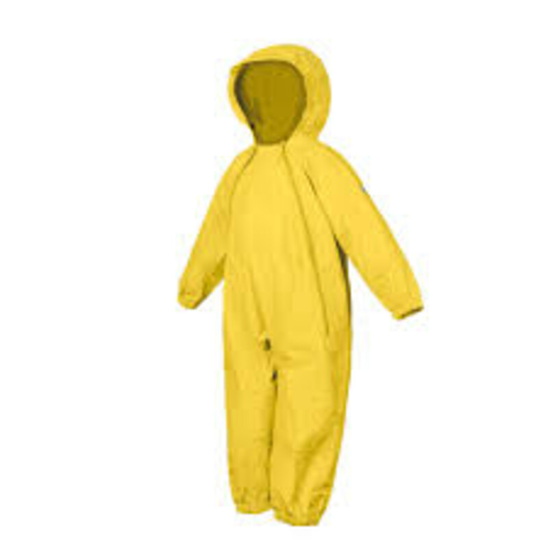 Splashy Rain Suit, Yellow, Size: 6-12M

NEW!
100 % Waterproof
Two Zippers!
Daycare Friendly Design
Fits Large