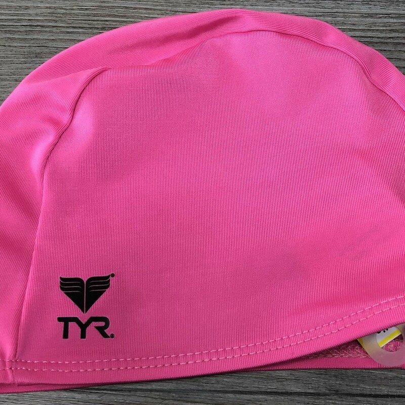 TYR Swim Cap, Pink, Size: 0-6M