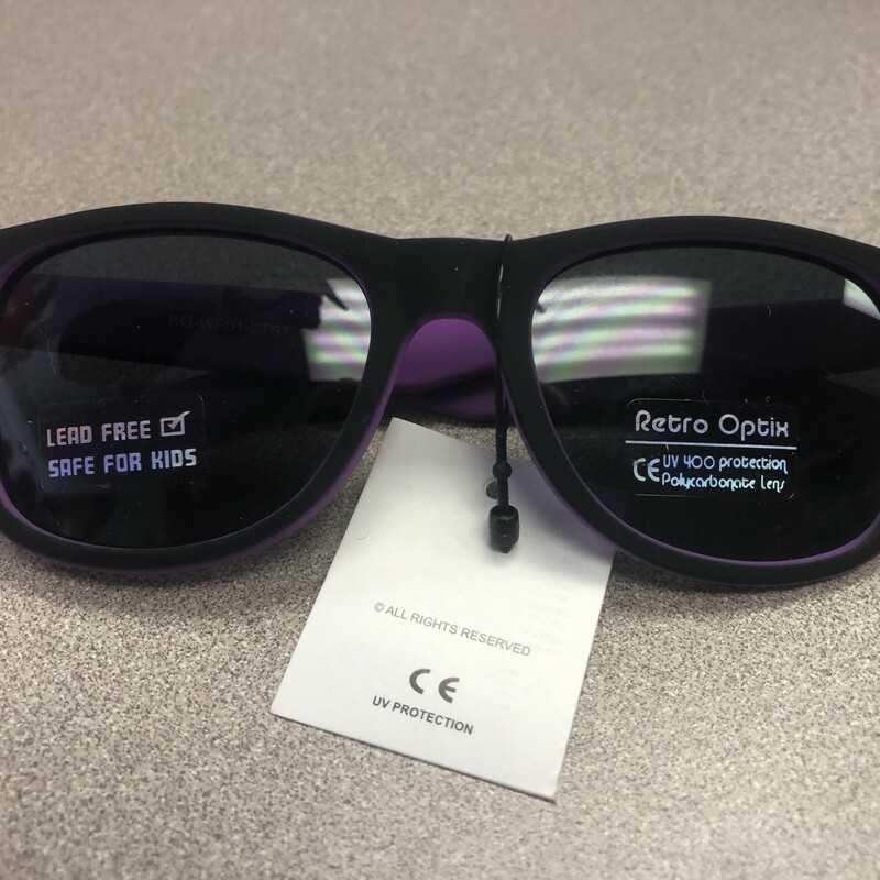 2 Tone Sunglasses - NEW!, Purple, Size: 1-4 Years