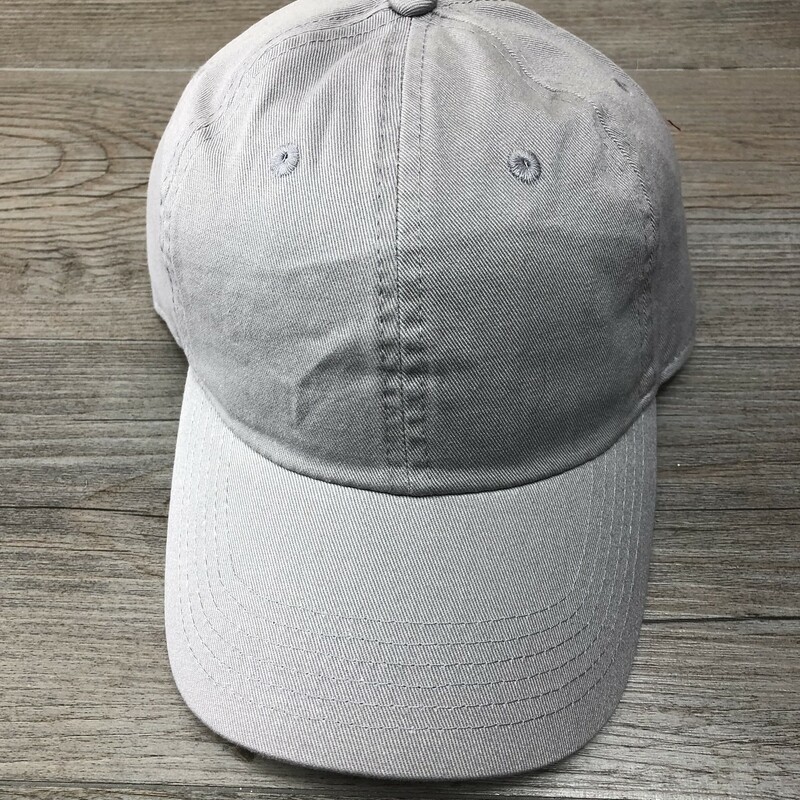 Adjustable Baseball Cap, Light Grey, Size: One Size
NEW!
100% Cotton
