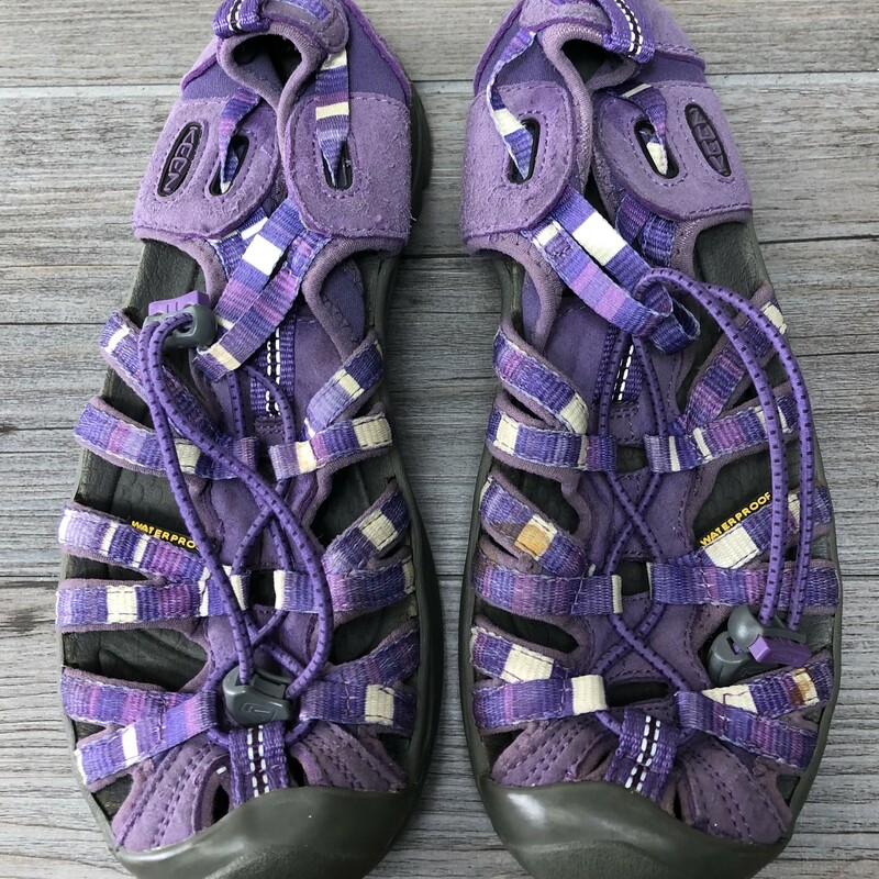 Keens Sandals, Purple, Size: 4Youth