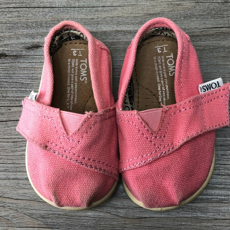 Toms Infant Shoes, Pink, Size: 3T