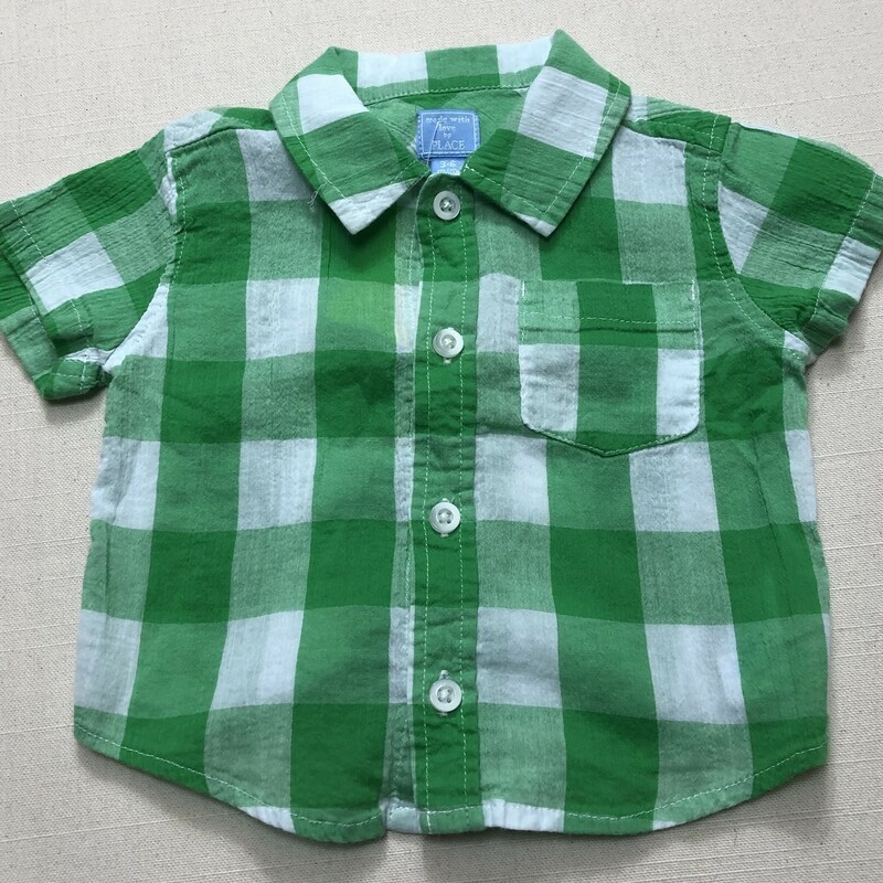 CP Shirt, Green, Size: 3-6M