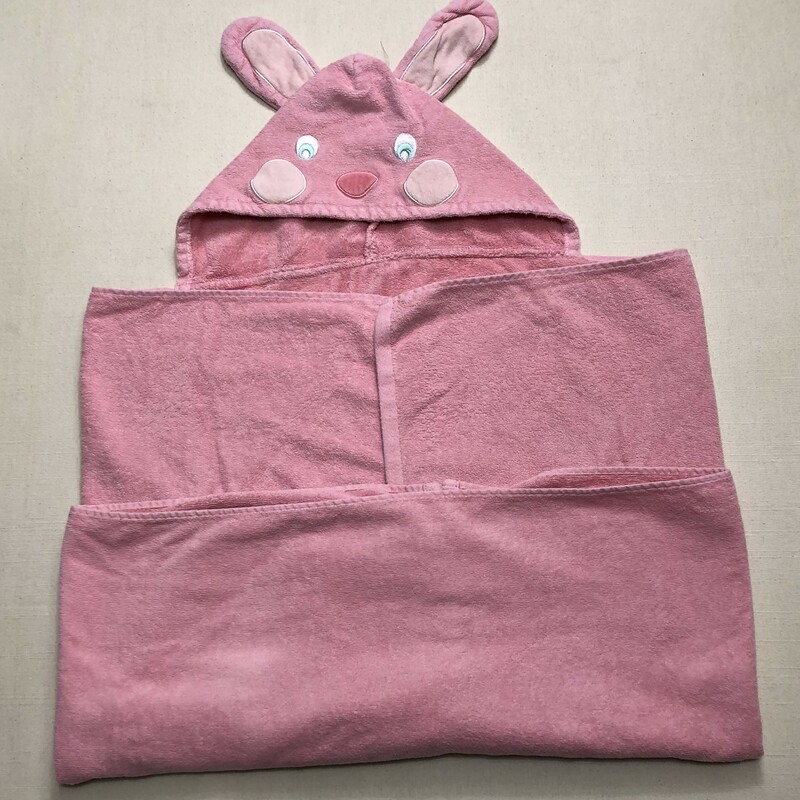 Hooded Towel, Pink, Size: One Size for kids