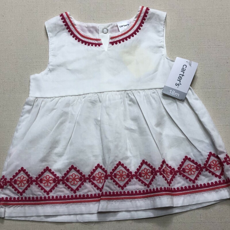 Carters, White, Size: 18M
New