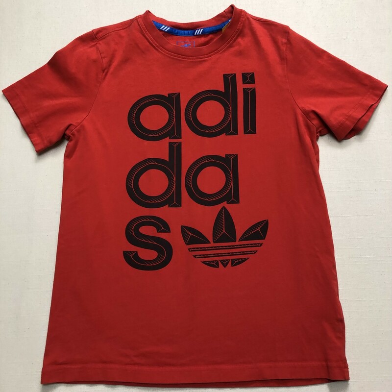 Adidas T Shirt, Red, Size: 14Y