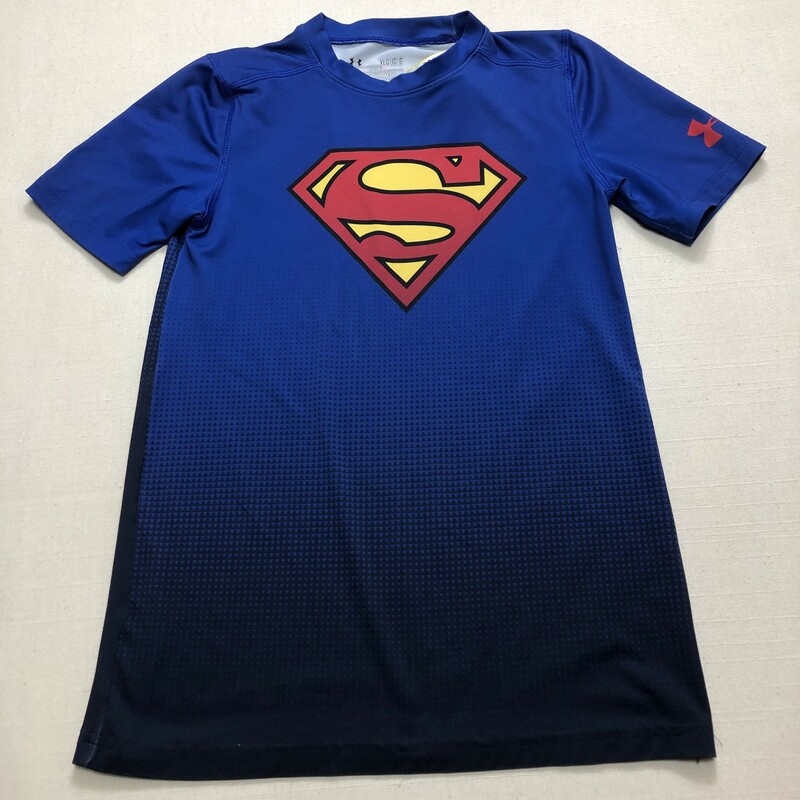 Superman T Shirt, Blue, Size: 10Y