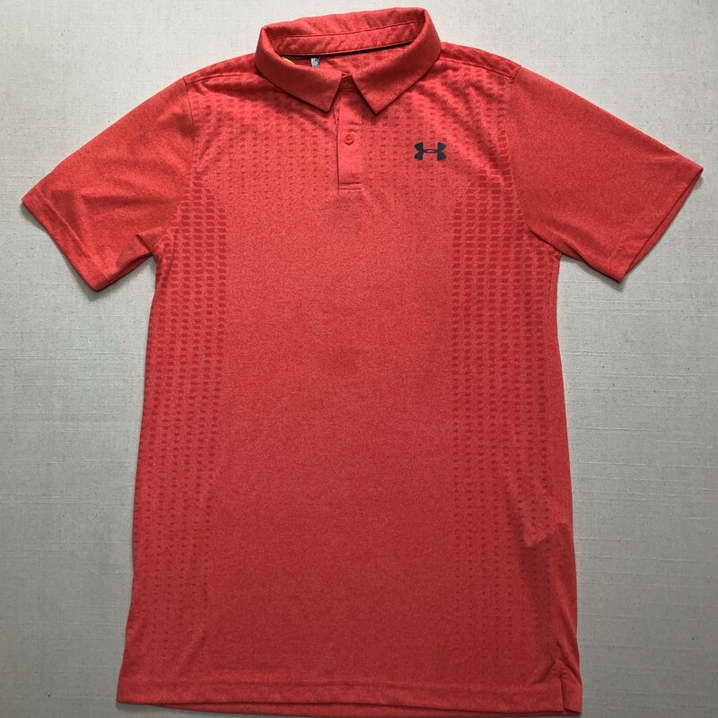 Under Armour Polo Shirt, Orange, Size: 14-16Y