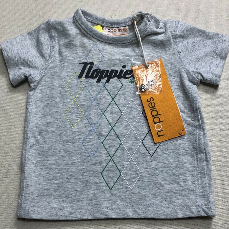 Noppies T Shirt, Grey, Size: 9M
New with tag
