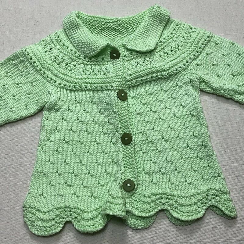 Knit Sweater, Lime, Size: 6-9M