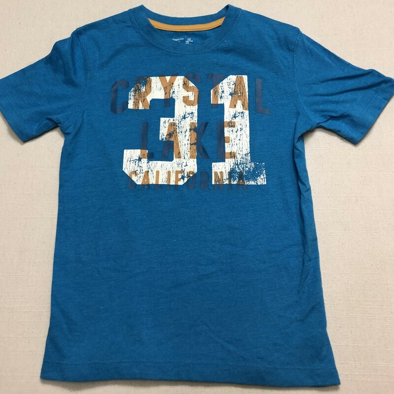 Gap T Shirt, Blue, Size: 6-7Y