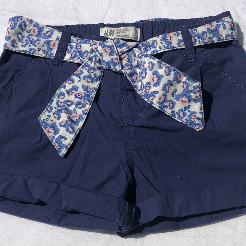 H&M Shorts, Blue, Size: 4-5Y
