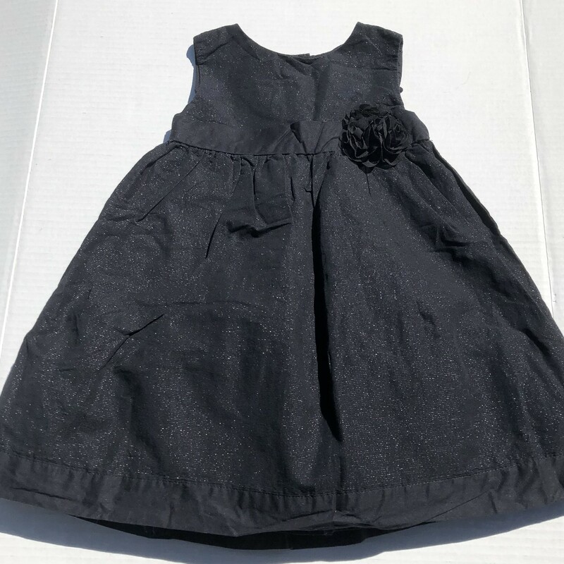 Gymboree Lined  Dress, Black, Size: 18-24M