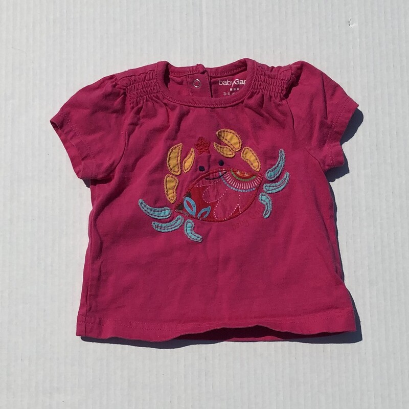 Baby Gap T Shirt, Pink, Size: 3-6M