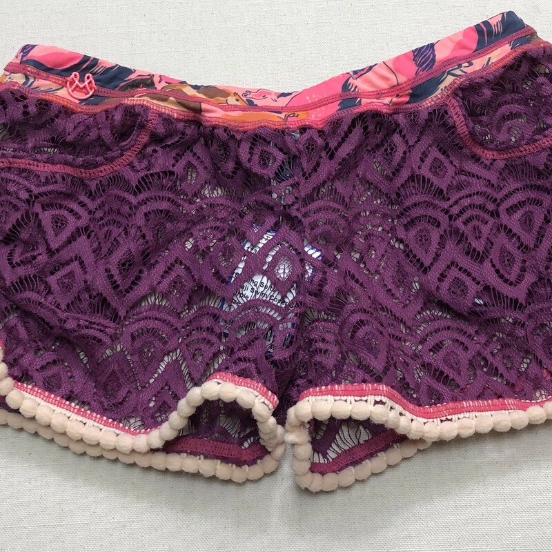 Maaji Swim Cover Shorts, Purple, Size: 10Y
