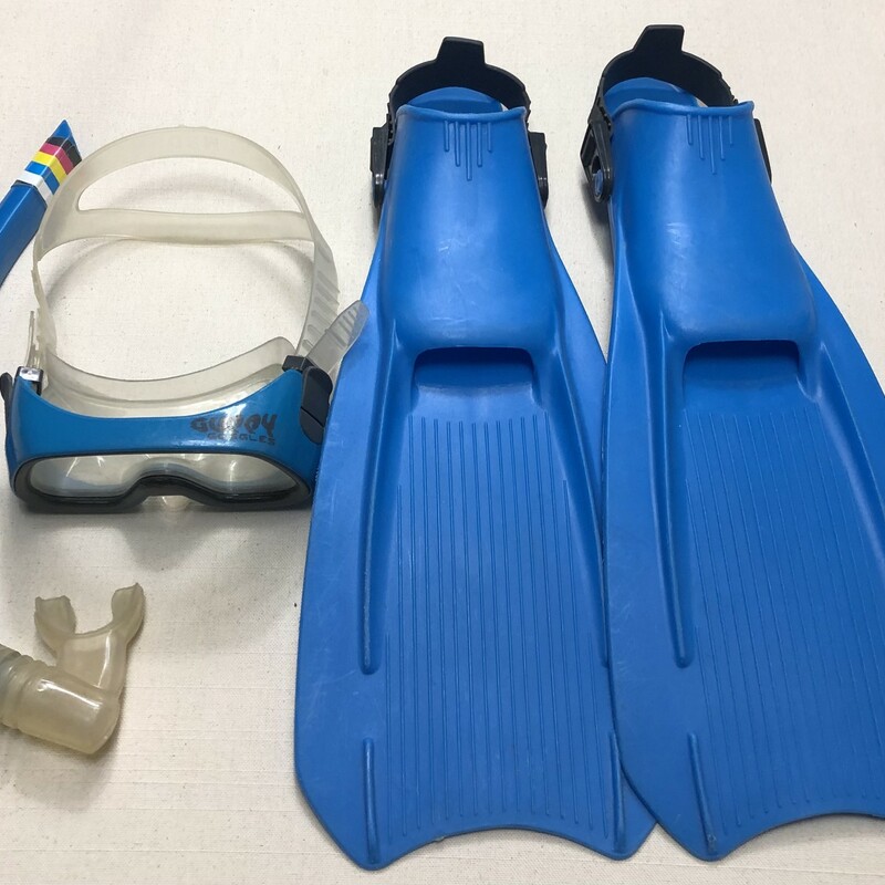 Body Glove Snorkel Set, Blue, Size: Large
FITS 8.5 shoe youth
AS IS