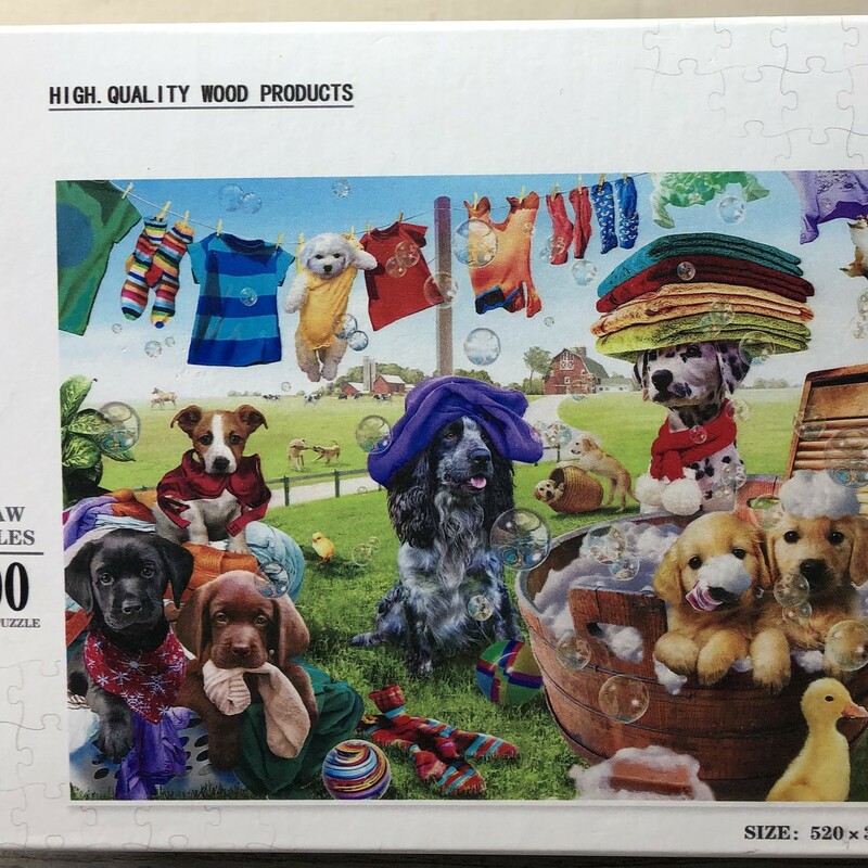 Wooden Jigsaw Puzzle, Multi, Size: AS IS
counted 499