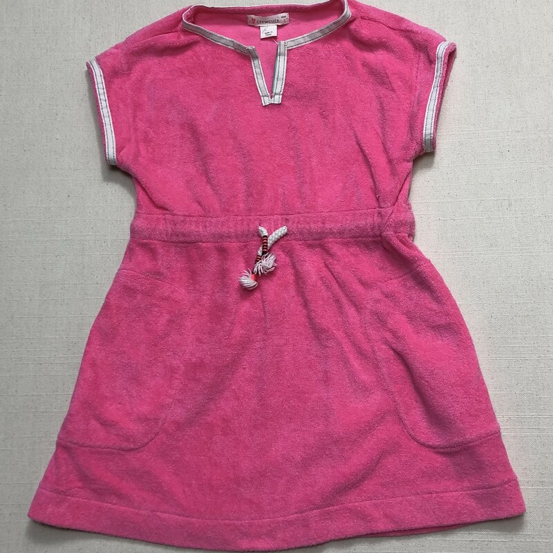 Crewcuts Cover Up Dress, Pink, Size: 3Y