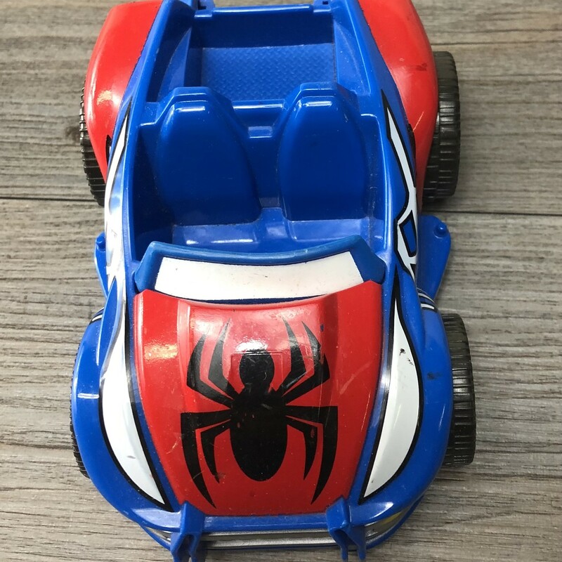 Spiderman Car, Red/blue, Size: Small