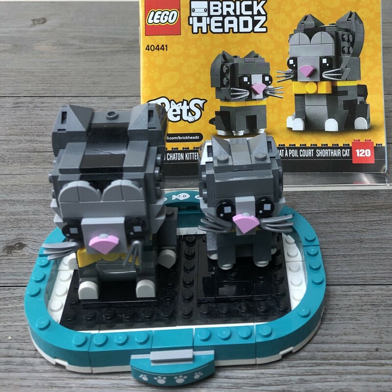 Brick Headz Pets 40441, Multi, Size: 8Y+
AS IS
With Booklet
