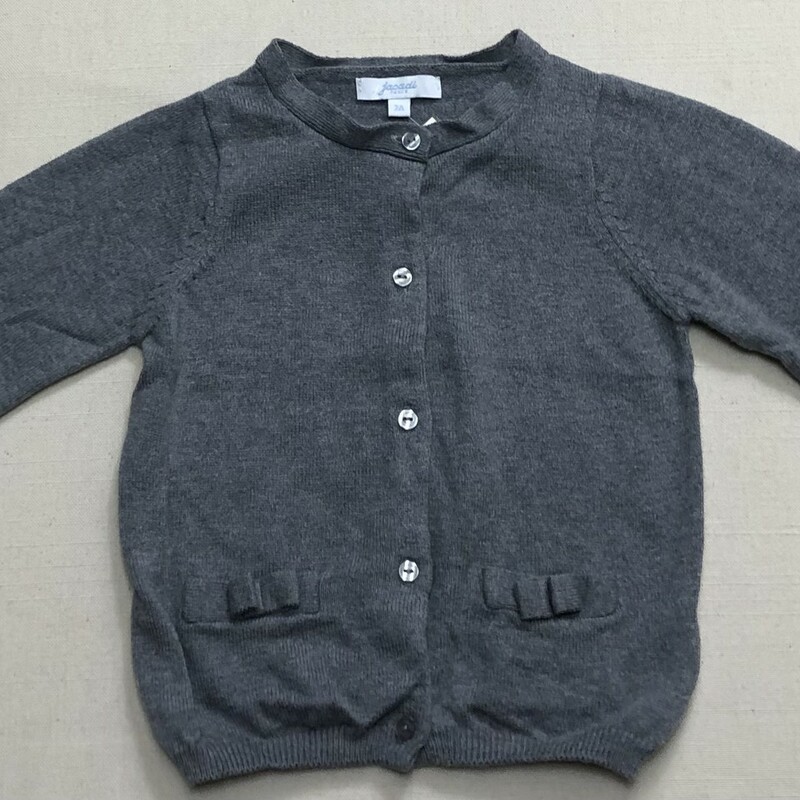 Jacadi Cardigan, Grey, Size: 2Y
80% Cotton
20% Wool