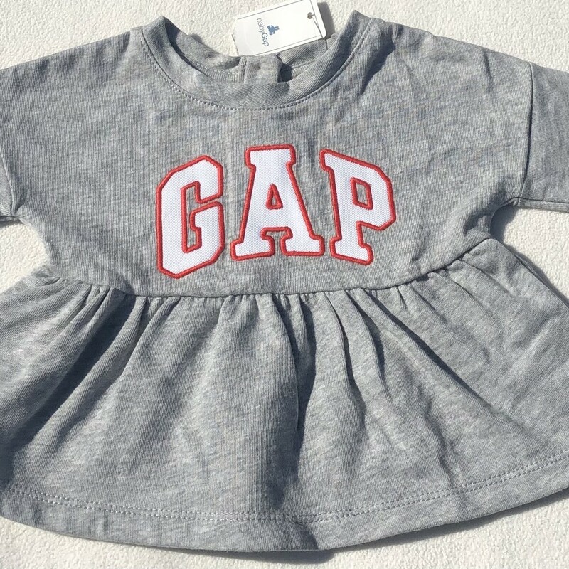 Gap Infant Dress, Grey, Size: 3-6M
New with tag