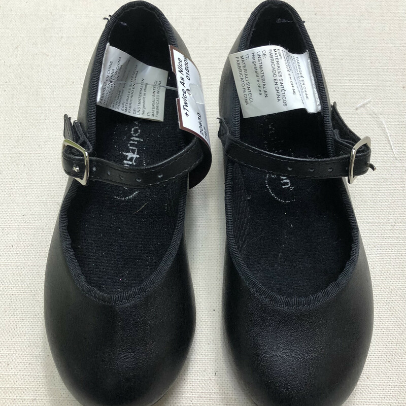 Evolution Tap Shoes- Buckle Up, Black, Size: 8.5T