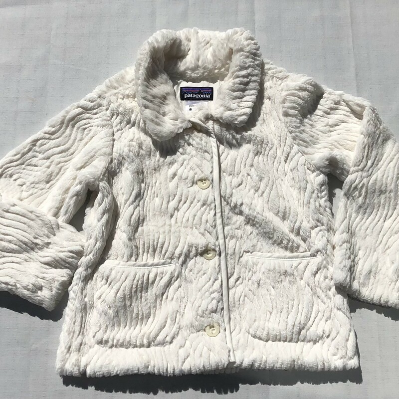 Patagonia Sweater, White, Size: 5Y
