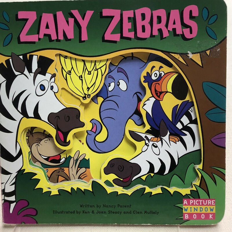 Zany Zebras, Multi, Size: Boardbook