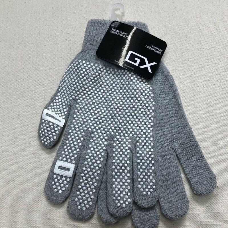 GX Texting Gloves, Grey, Size: One Size
NEW!
Ladies Size