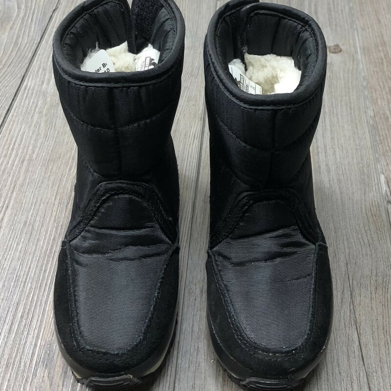 Rubber Duck Winter Boots, Black, Size: 8T