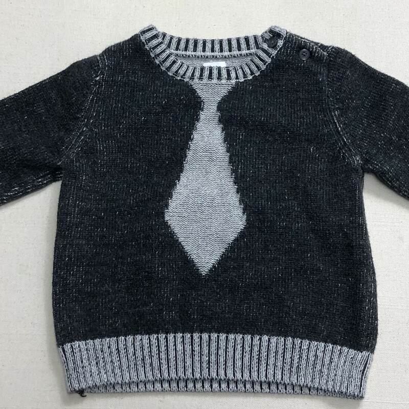 Gap Knit Sweater, Grey, Size: 12-18M