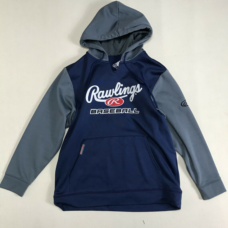 Rawlings Sweatshirt, Blue, Size: 10Y