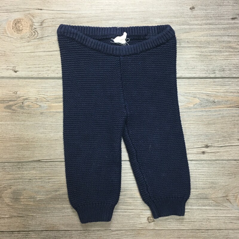 Gap Knit Pants, Navy, Size: 3/6M