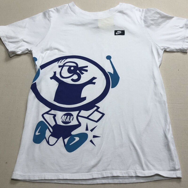 Nike T Shirt, White, Size: 11-12Y