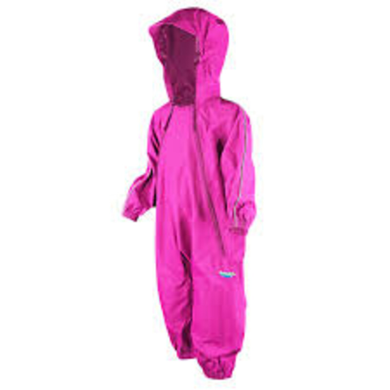 Splashy Rain Suit, Pink, Size: 18-24M
NEW!
100 % Waterproof
Two Zippers!
Daycare Friendly Design
Fits Large
