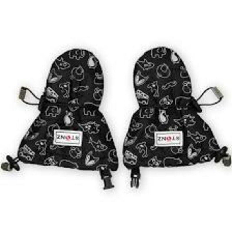 Stonz Infant Mitt, Black, Size: 0-12 M
NEW!
100% Waterproof
Fleece Insulated- Warmest on the Market
Mittz Stay On!  With Adjustable Toggles