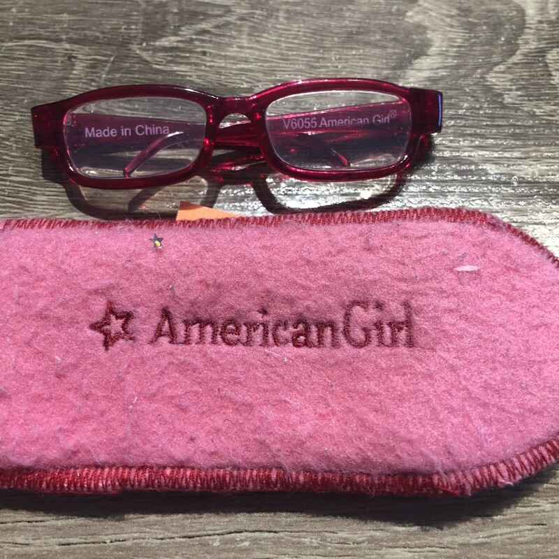 AG Eye Glass, Pink, Size:  for 18inch
american doll